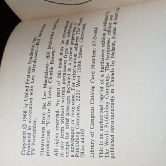 Charles Schultz, You're in Love Charlie Brown, First Printing in Full Color - Picture 12 of 12